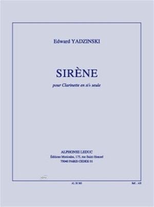 Edward Yadzinski - Sirene (Clarinete solo )