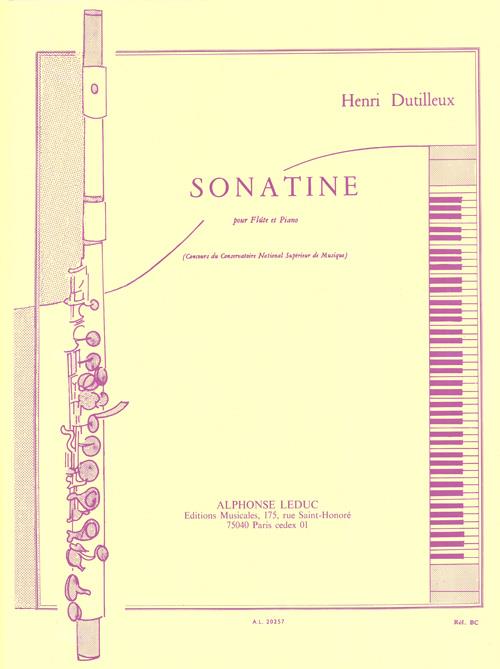 DUTILLEUX H. - SONATINA FLAUTA Y PIANO -