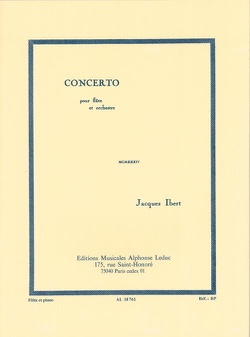 IBERT J. - CONCIERTO - FLAUTA Y PIANO -