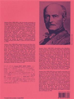 IBERT J. - JEUX (SONATINA) -