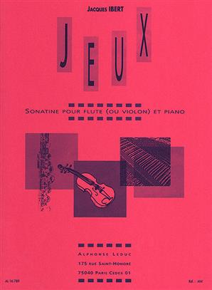 IBERT J. - JEUX (SONATINA) -