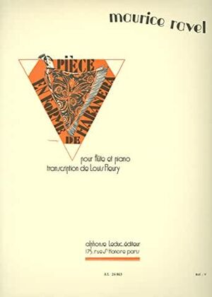 RAVEL M. - PIEZA EN FORMA DE HABANERA -(FL/P)