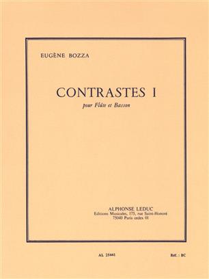BOZZA E. - CONTRASTES I -