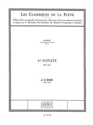BACH J.S. - SONATA Nº4 DO M - BWV.1033