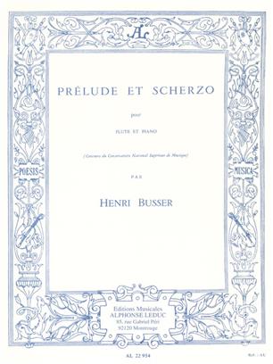 BUSSER H. - PRELUDIO Y SCHERZO -