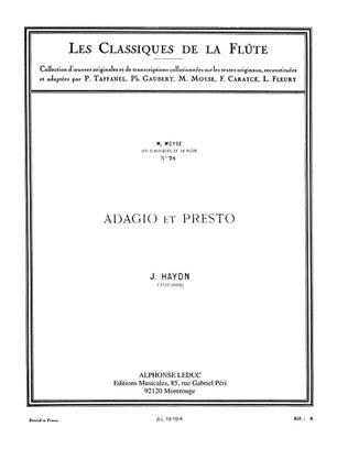 HAYDN J. - ADAGIO ET PRESTO -