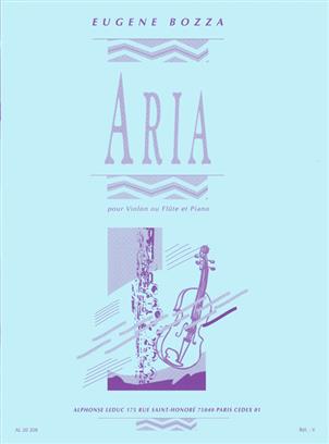 BOZZA E. - ARIA -VIOLIN O FLAUTA Y PIANO