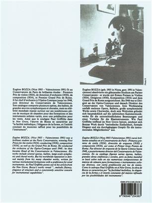 BOZZA E. - CANCIONES SOBRE TEMAS JAPONESES (5) - 2