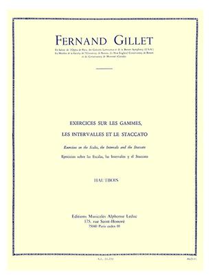 GILLET F. - EJERCICIOS  ESCALAS INTERVALOS Y STACCATO -
