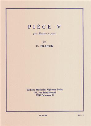 FRANCK C. - PIEZA V -  (OBOE/PIANO)