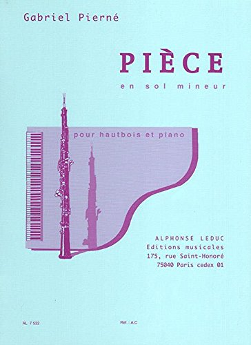 PIERNE G. - PIEZA SOL m - OP.5 OBOE Y PIANO