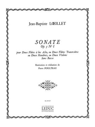 LOEILLET J.B. - SONATA Nº1 - OP.5