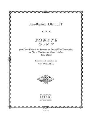 LOEILLET J.B. - SONATA Nº4 - OP.5