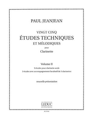 JEANJEAN P. - ESTUDIOS TECNICOS Y MELODICOS V.2 (25) -