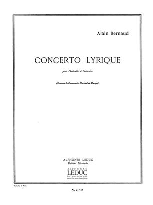 BERNAUD A. - CONCIERTO LIRICO -