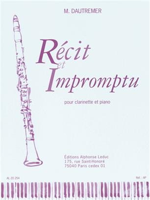 DAUTREMER M. - RECITATIVO E IMPROMPTU -