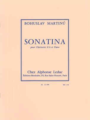 MARTINU B. - SONATINA - (CL/P)