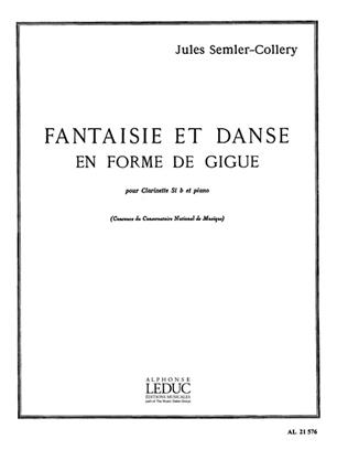 SEMLER-COLLERY J. - FANTASIA Y DANZA EN FORMA DE GIGA -