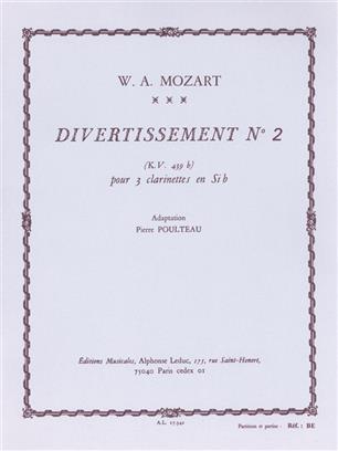 MOZART W.A. - DIVERTIMENTO Nº2 SIb M - KV.229 (439B)