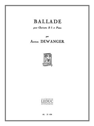 DEWANGER A. - BALLADE - OP.88