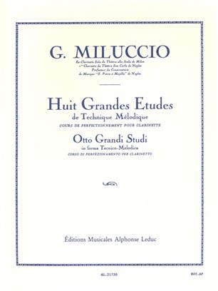 MILUCCIO G. - GRANDES ESTUDIOS DE TECNICA MELODICA (8) -