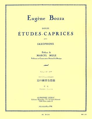 BOZZA E. - ESTUDIOS CAPRICHOS (12) -