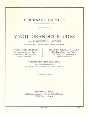 CAPELLE F. - ESTUDIOS V.1 (20) - (1-10) - SAXO-
