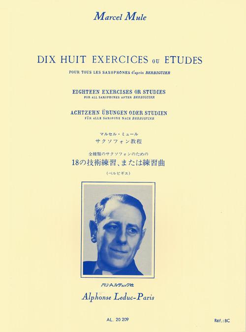 MULE M. - EJERCICIOS SOBRE BERBIGUIER (18) - SAXO -