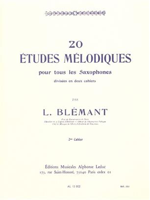 BLEMANT L. - ESTUDIOS MELODICOS V.2 (11-20) (20) -