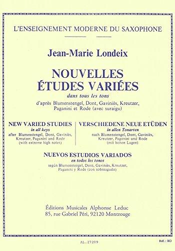 LONDEIX J.M. - NUEVOS ESTUDIOS VARIADOS EN TODOS TONOS - SAXO-