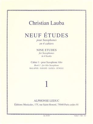 LAUBA C. - ESTUDIOS V.1 (9) (SAXO ALTO MIb) -