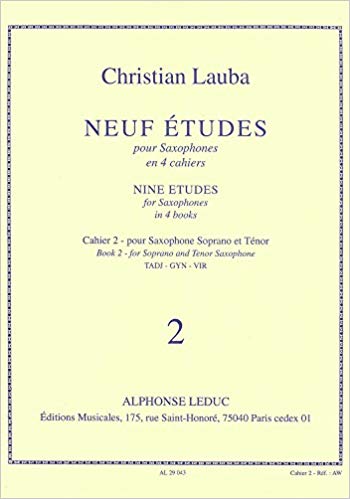 LAUBA C. - ESTUDIOS V.2 (9) (SOPRANO Y TENOR SIb) -
