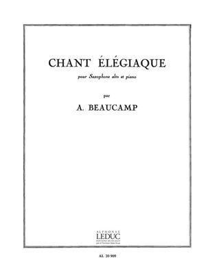 BEAUCAMP A. - CANTO ELEGIACO -