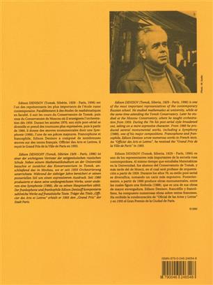 DENISOV E. - SONATA - SAXO Y PIANO - 2