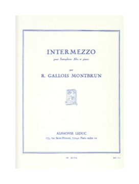 GALLOIS MONTBRUN R. - INTERMEZZO -