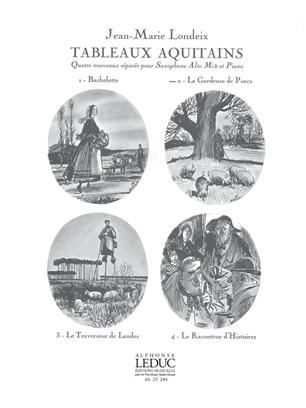 LONDEIX J.M. - GARDEUSE DE PORCS (TABLEAUX AQUITAINS 2) -
