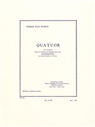 DUBOIS P.M. - CUARTETO (SC+PT) (SATB) - (4S)