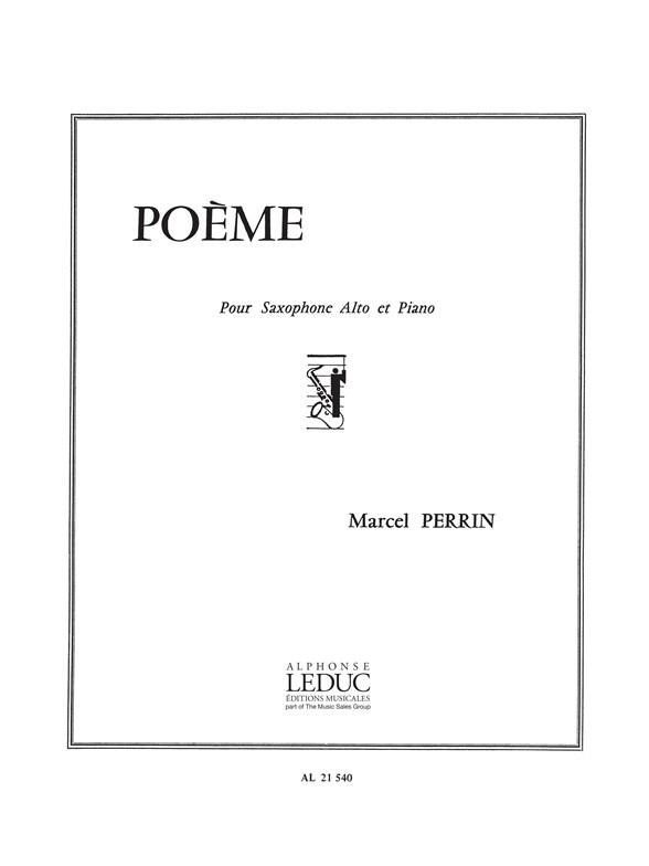 PERRIN M. - POEMA - SAXO Y PIANO-