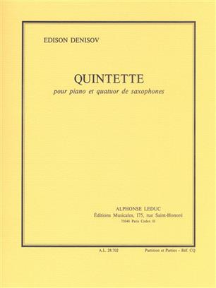 DENISOV E. - QUINTETO (SC+PT) (SATB)              4SP -