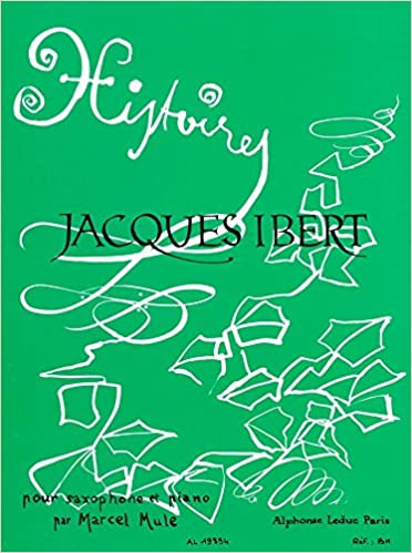 IBERT J. - HISTORIAS - SAXO Y PIANO -