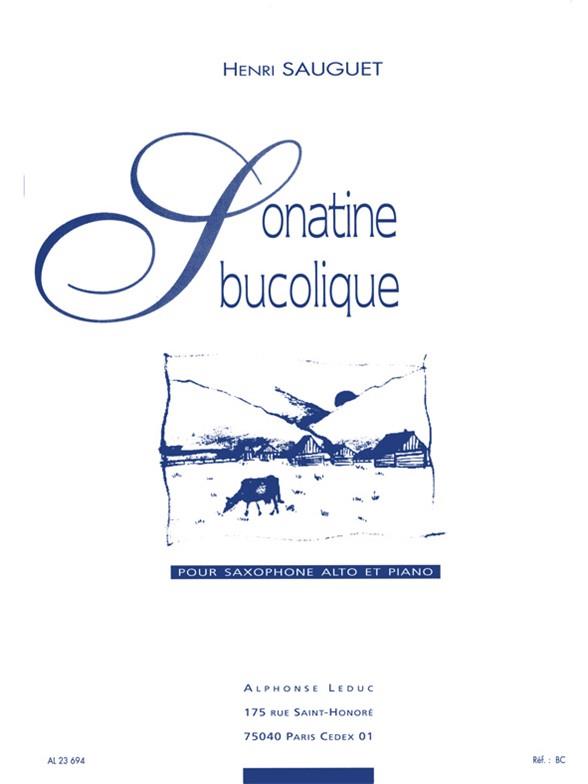 SAUGUET H. - SONATINE BUCOLIQUE -