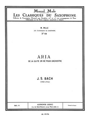 BACH J.S. - ARIA DE LA SUITE EN RE -