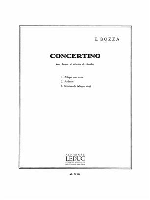 BOZZA E. - CONCERTINO -