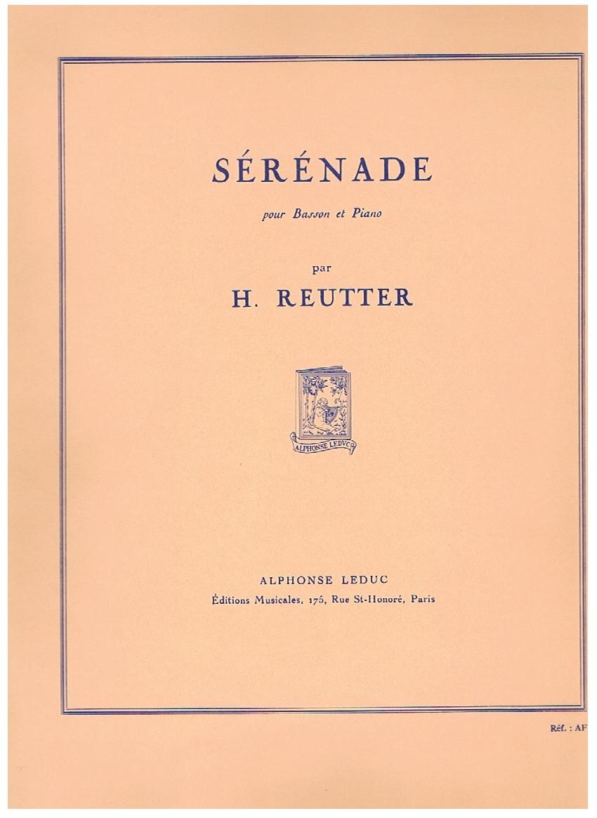 DUCLOS R. - FAGOTTINO,SERENADE -