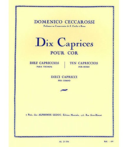 CECCAROSSI D. - CAPRICHOS (10) -TROMPA