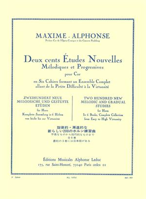 MAXIME ALPHONSE - ESTUDIOS NOUVELLES (200) V.3 -