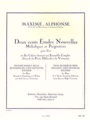 MAXIME ALPHONSE - ESTUDIOS NOUVELLES (200) V.5 -
