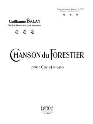 BALAY G. - CHANSON DU FORESTIER -