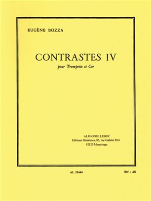 BOZZA E. - CONTRASTES IV -