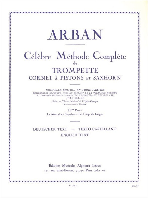 ARBAN J.B. - GRAN METODO V.2 -TROMPETA
